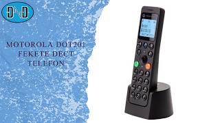 Motorola_DOT201_fekete_DECT_telefon