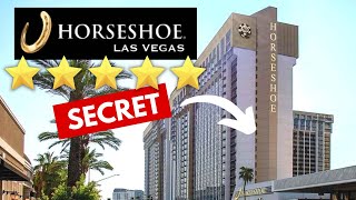 HORSESHOE HOTEL has a 5 ⭐ Mind Blowing 🤯 SECRET! #lasvegas #bestshow