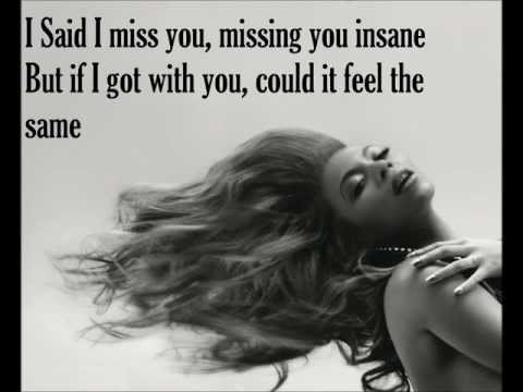 I miss you-Beyonce lyrics