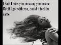 I miss you-Beyonce lyrics