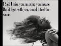 I miss you-Beyonce lyrics 