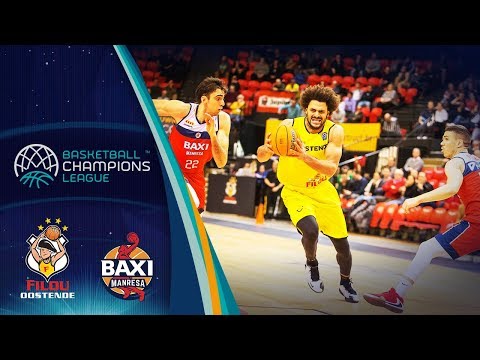 Filou Oostende v BAXI Manresa - Full Game - Basketball Champions League 2019-20
