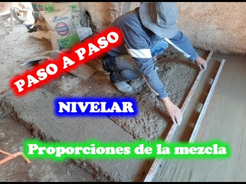 Como Hacer Un Piso De Cemento O Firme De Concreto ECONÓMICO