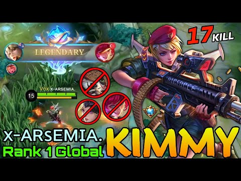 17 Kills Charge Leader Kimmy Legendary Play! - Top 1 Global Kimmy by x-ᴀʀsᴇᴍɪᴀ. - Mobile Legends