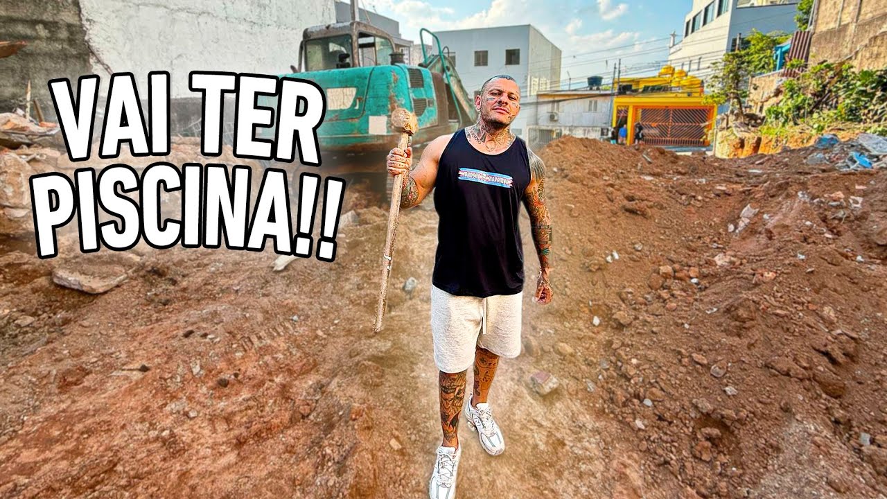 LIMPANDO O TERRENO PRAS CASAS DE ALUGUEL