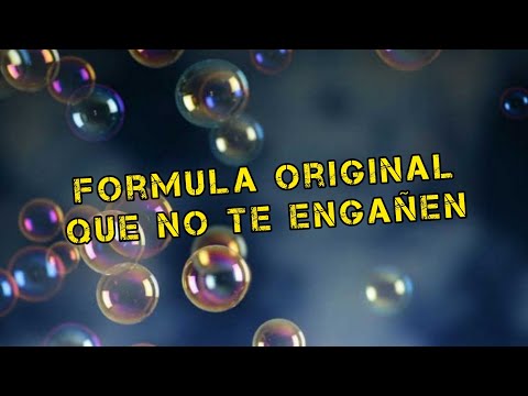 burbujas de jabón (aprende hacerlas ) con la fórmula secreta