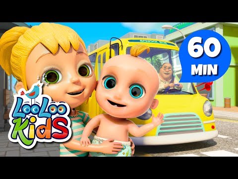 The Wheels On The Bus -  Great Songs for Children | LooLoo Kids
