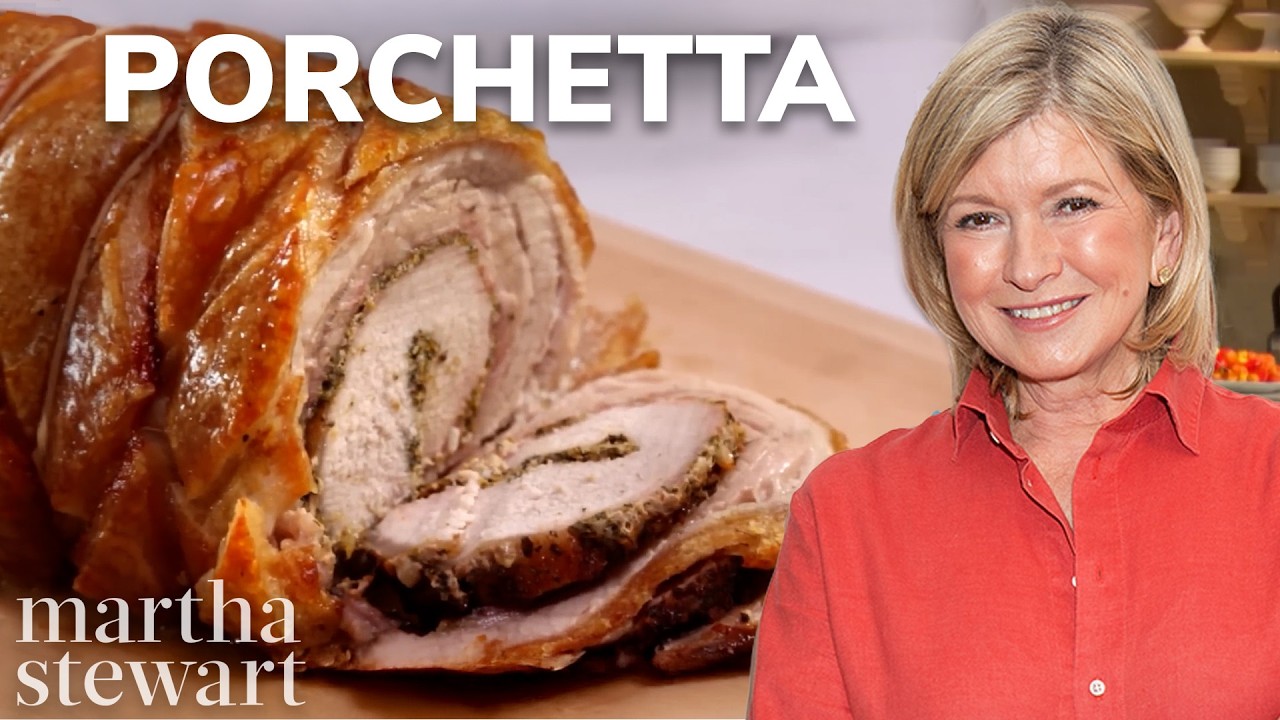 How to Make Martha Stewart's Porchetta | Martha's Cooking School | Martha Stewart