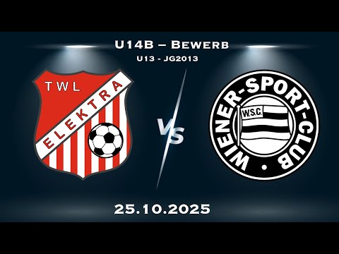 U14B-Bewerb: TWL-Elektra  vs. Wr. Sportklub 4:4 (0:0)  -  25.10.2025