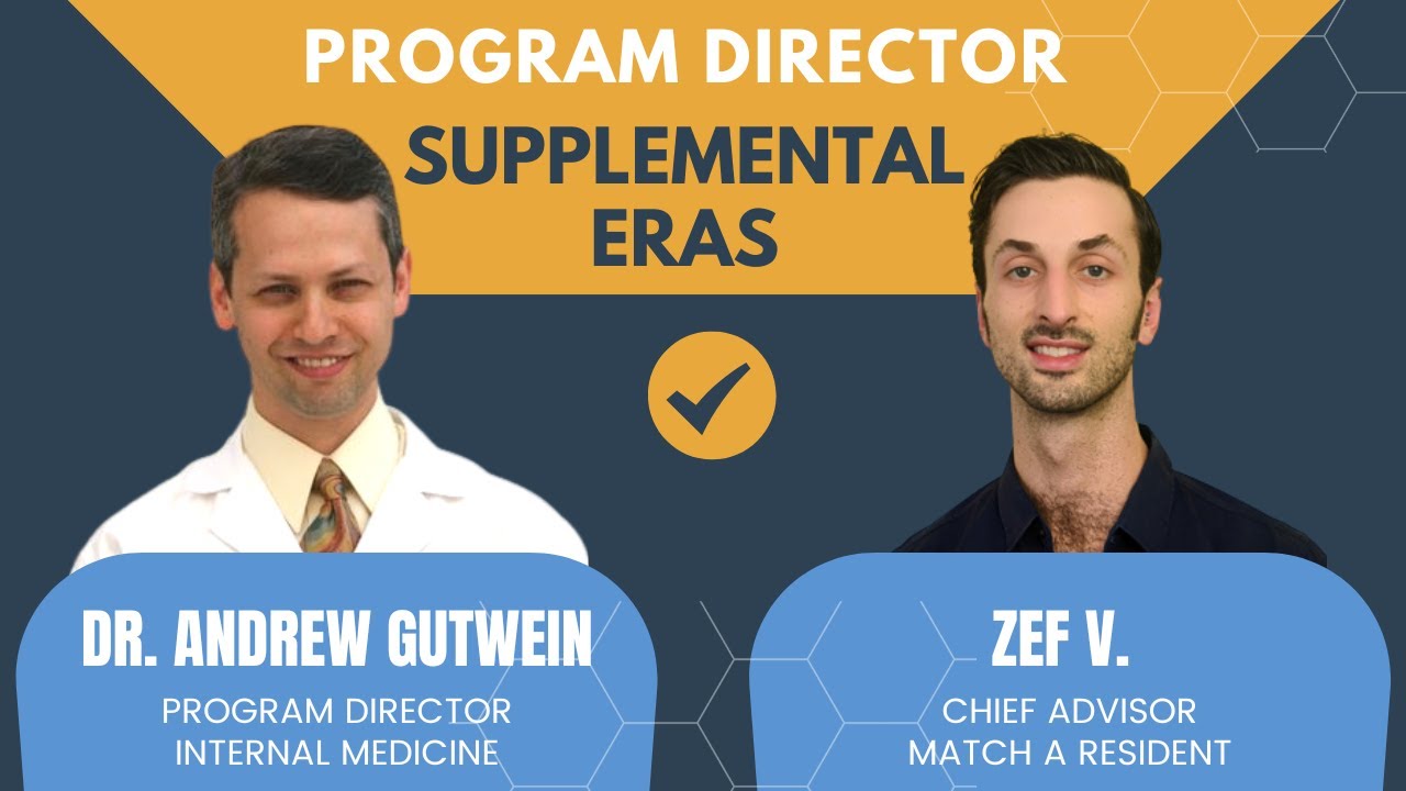 Program Director Shares Lessons from Supplemental ERAS Application 2022