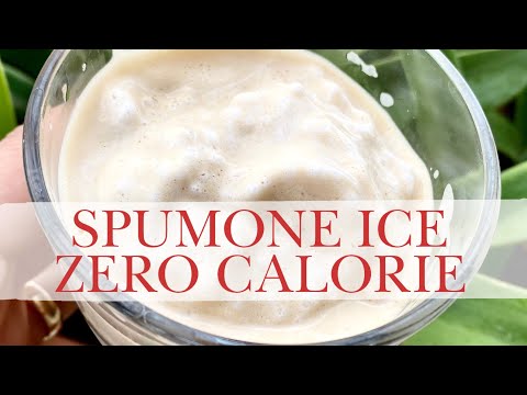 ICE COFFEE SPUMONE! ZERO CALORIES AND READY IN 30 SECONDS, without cream, milk, or sugar! 2 C + K