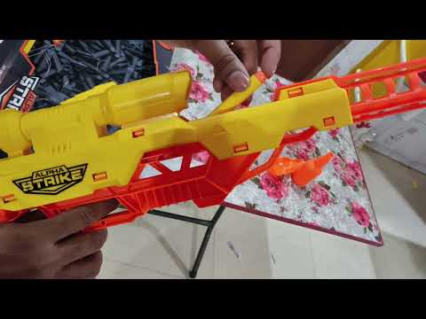 Unboxing an all time dream toy (Nerf Alpha Strike Battalion Set) Toy gun