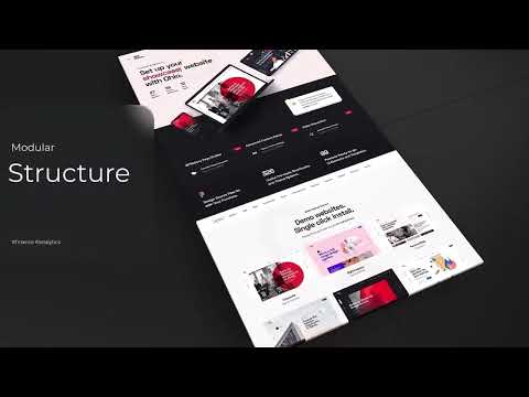 Create a modern personal or business portfolio website