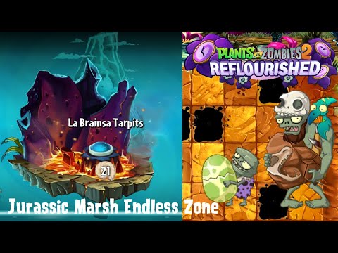 PvZ 2 Reflorescido: La Brainsa Tarpits - Níveis 1-20