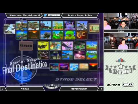 Melee Showdown Throwdown #1 - Pools: Round Robin - Mikkuz (Fox) vs doyoung (Falco)