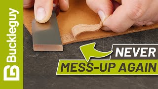 Struggling with skiving leather? Try these 3 techniques