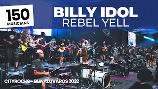 Rebel Yell (Billy Idol) - 150 rock musicians on a massive stage - CITYROCKS rock music flash mob