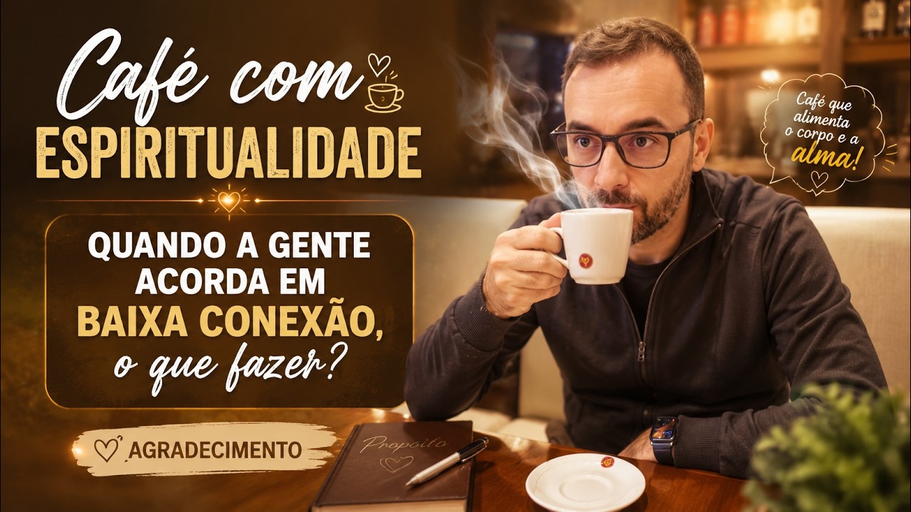 Café com espiritualidade 9 - Quando a gente acorda com a conexão baixa...