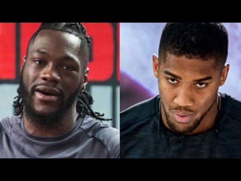 ANTHONY JOSHUA WARNS DEONTAY WILDER "WE CAN DEFINITELY GET IT ON ASAP"; JABS HIS POPULARITY