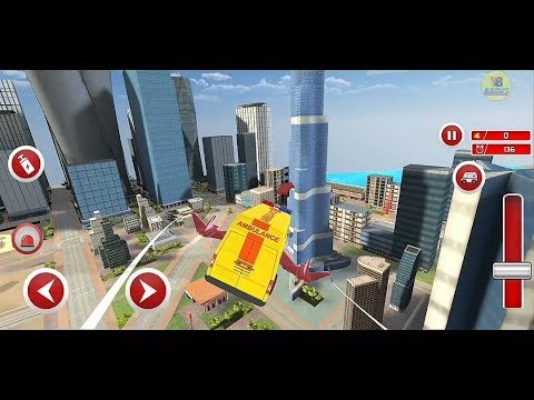 Flying Ambulance Rescue Emergency Drive - Android Gameplay (Full HDR)