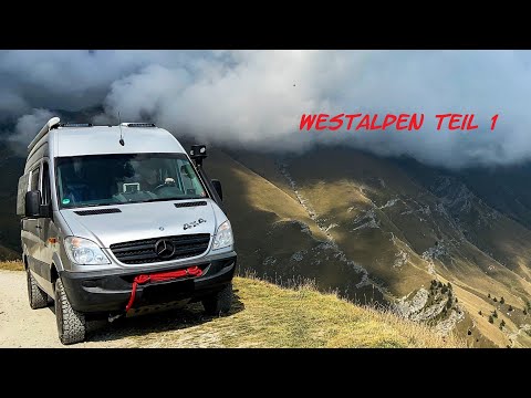 Westalpen September 2020 mit dem Sprinter 4x4 Teil 1