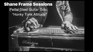 How To Play Pedal Steel Guitar Solo "Honky Tonk Attitude" Joe Diffie #tutorial #pedalsteelguitar