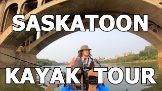 Kayak Through Saskatoon, A Guided Tour