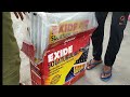 unboxing exide solar battery