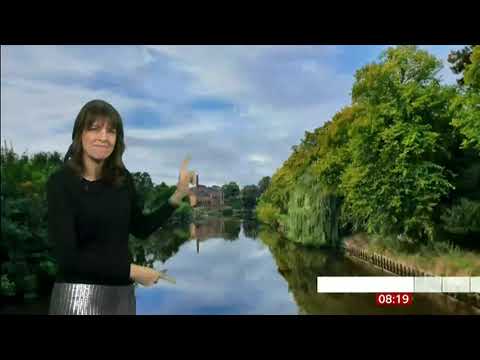 BBC Breakfast : Sue the weather forcaster says " here comes the sun "