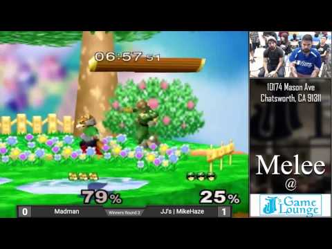 Melee at JJ's 16 - Madman (Fox) vs. JJ's | MikeHaze (Fox) - Winners R3 - Singles Bracket