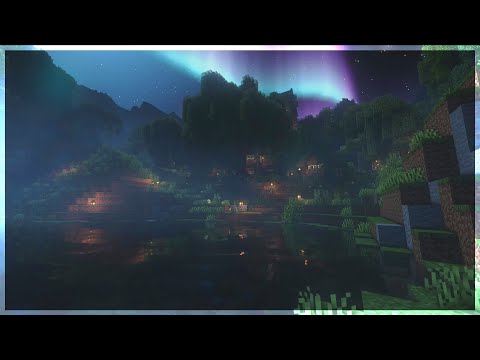 🌌 Minecraft Misty Lake Ambience w/ C418 Music Box | 8 Hours