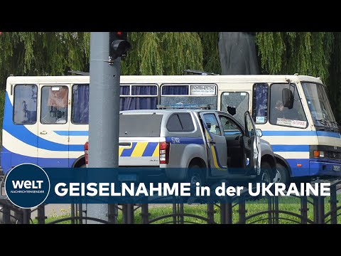 GEISELNAHME in der UKRAINE: Bewaffneter Mann entführt Bus mit rund 20 Passagieren