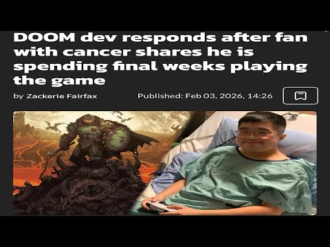 Игрок Doom исполнил своё последнее желание… Разработчики Doom отреагировали 🥹