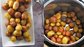 Instant Pot Baby Potatoes with Garlic Herb Butter