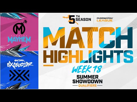 @FLMayhem vs @NYXLOverwatch | Summer Showdown Qualifiers Highlights | Week 18 Day 3
