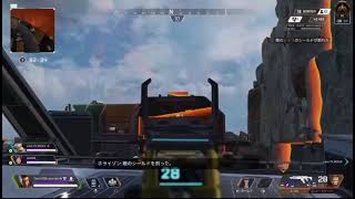 Apex legends シーズン13   ゴールドⅣ    頑張って２位獲った試合