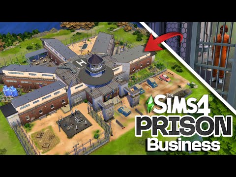 I built a FUNCTIONAL PRISON in sims 4 with the new Pack! | NOcc | Sims 4 business and hobbies build