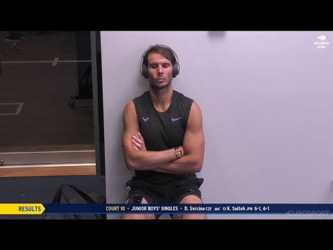 Rafael Nadal before R4 at USO'19