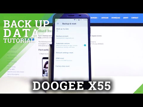 How to Enable Google Backup in DOOGEE X55 – Backup Data
