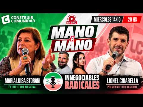 Charlamos con Leonel Chiarella y María Luisa Storani