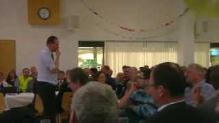 preview picture of video 'Stromtrasse - Prof. Dr. Hirschhausen am 20.2.2015 in Marxheim - Schweinspoint über die Stromautobahn'