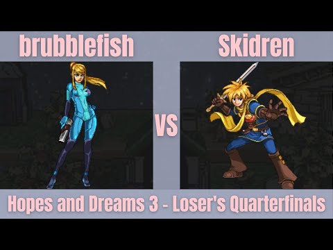 brubblefish (ZSS) vs. Skidren (Isaac) - SSF2 Loser's Quarters - Hopes and Dreams 3