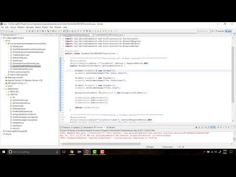 Spring MVC Tutorials 36   Web Services 06  @RESTController annotation with a REST API