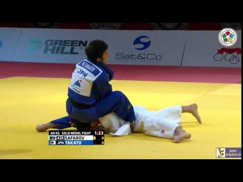Judo 2015 World Masters Rabat: Safarov (AZE) - Takato (JPN) [-60kg] final
