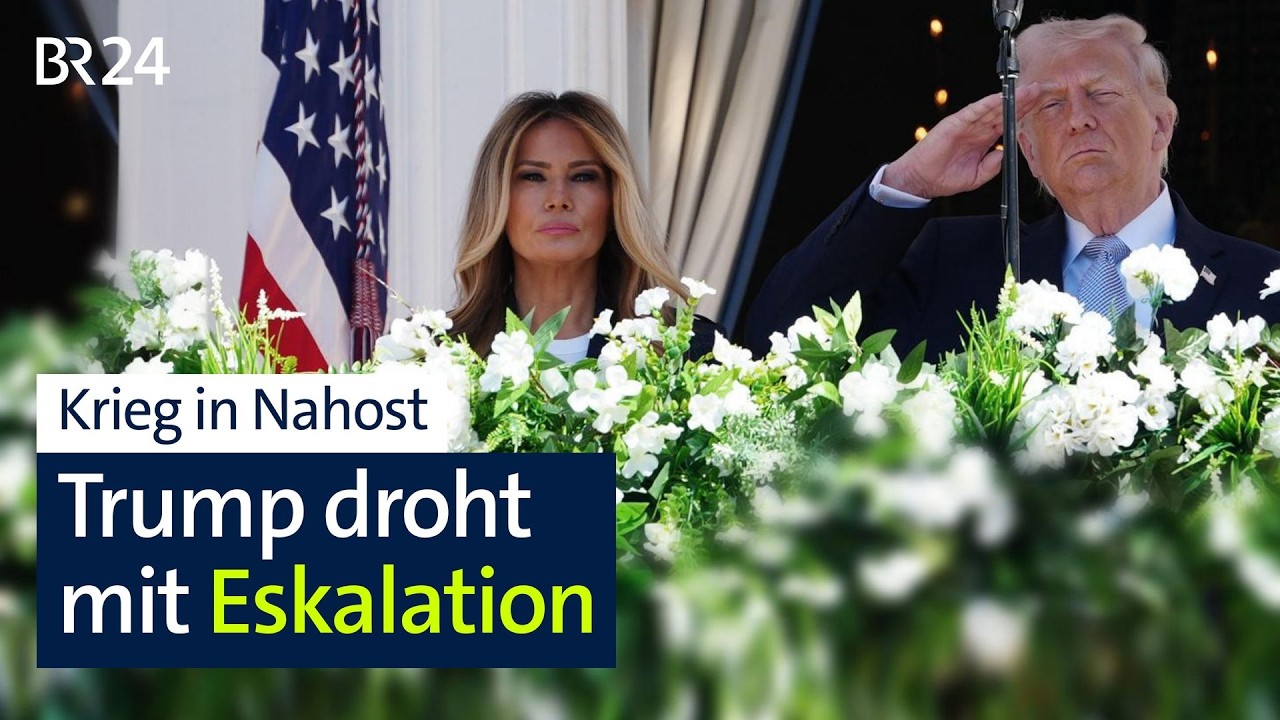 Krieg in Nahost: Trump droht Iran mit Eskalation | BR24
