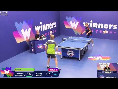 WINners CUP table 2  30.08 Zaitsev Aleksandr P - Boklag Roman  13:00
