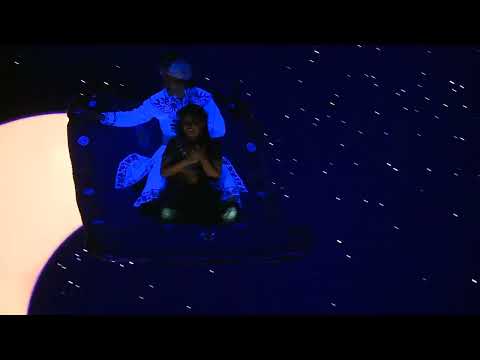 A Whole New World Lyrics video by Original Broadway Cast of Aladdin