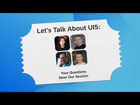 Let's Talk About UI5: SAPUI5 2.0, SAP Fiori elements, OData V4, Web Components & 2025 Roadmap