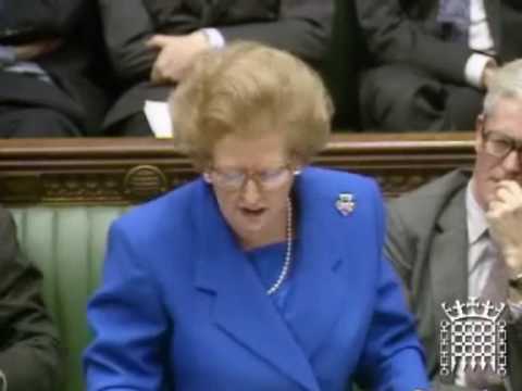 Margaret Thatcher Queens Speech Debate 1989 Part 1