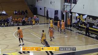 11-20-19 men's basketball highlights AIC vs Post